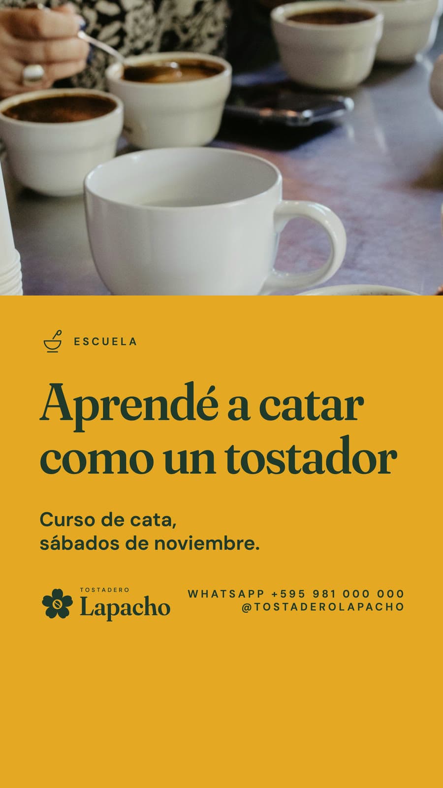 Story de la Escuela: Aprendé a catar como un tostador